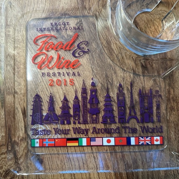 2015 Epcot Food & Wine Drink/Snack Appetizer Tray. EUC - Picture 4 of 4
